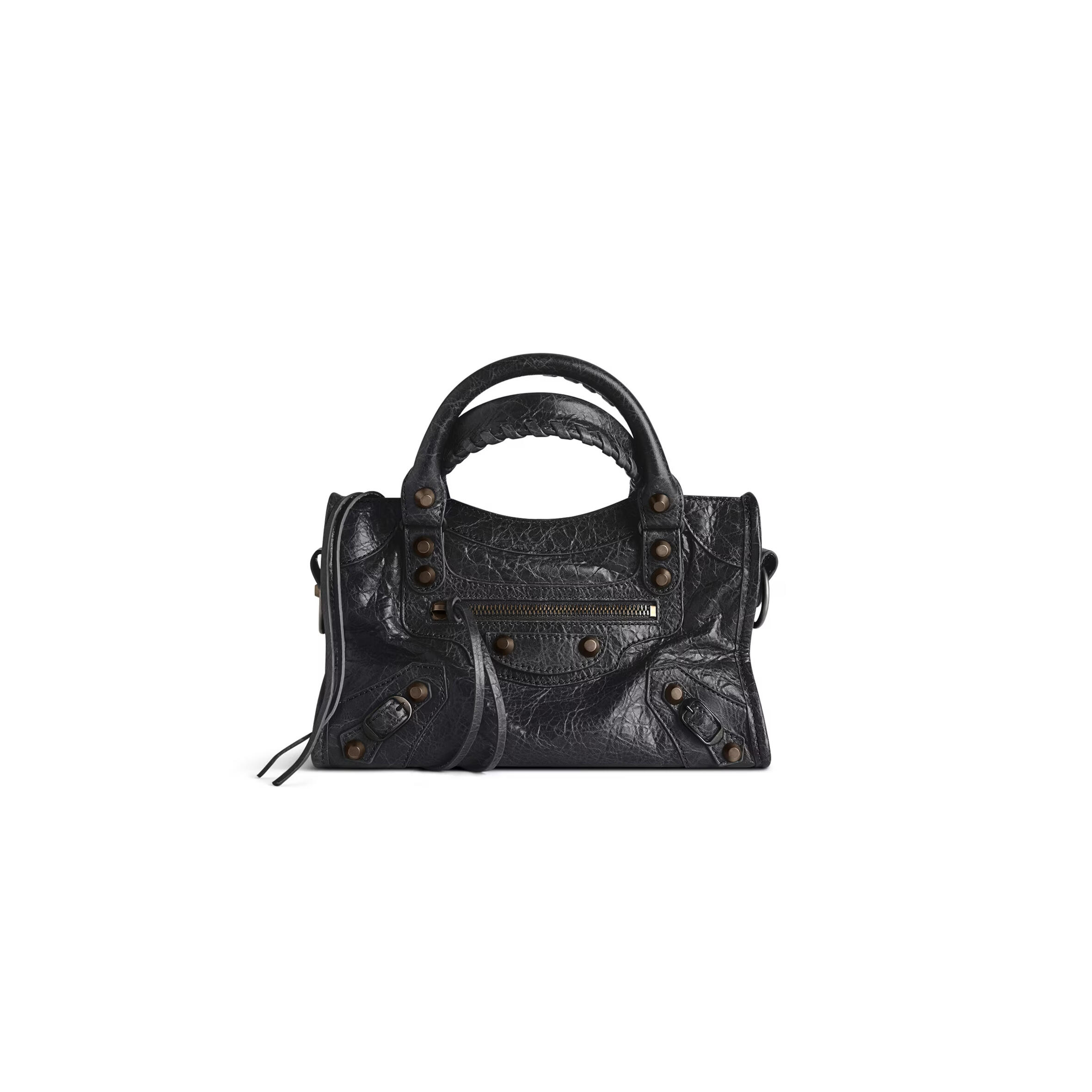 Ba1en*iaga women''s le city bag mini in black 8063952abek1000 (23.8*16*6.3cm)